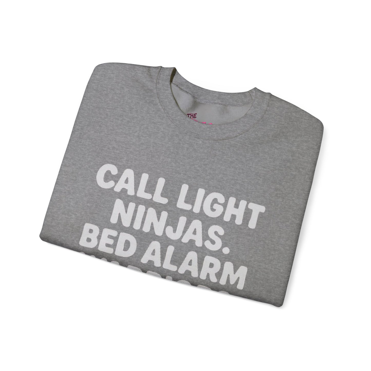 CALL LIGHT NINJAS. BED ALARM WARRIORS. -THE CNA