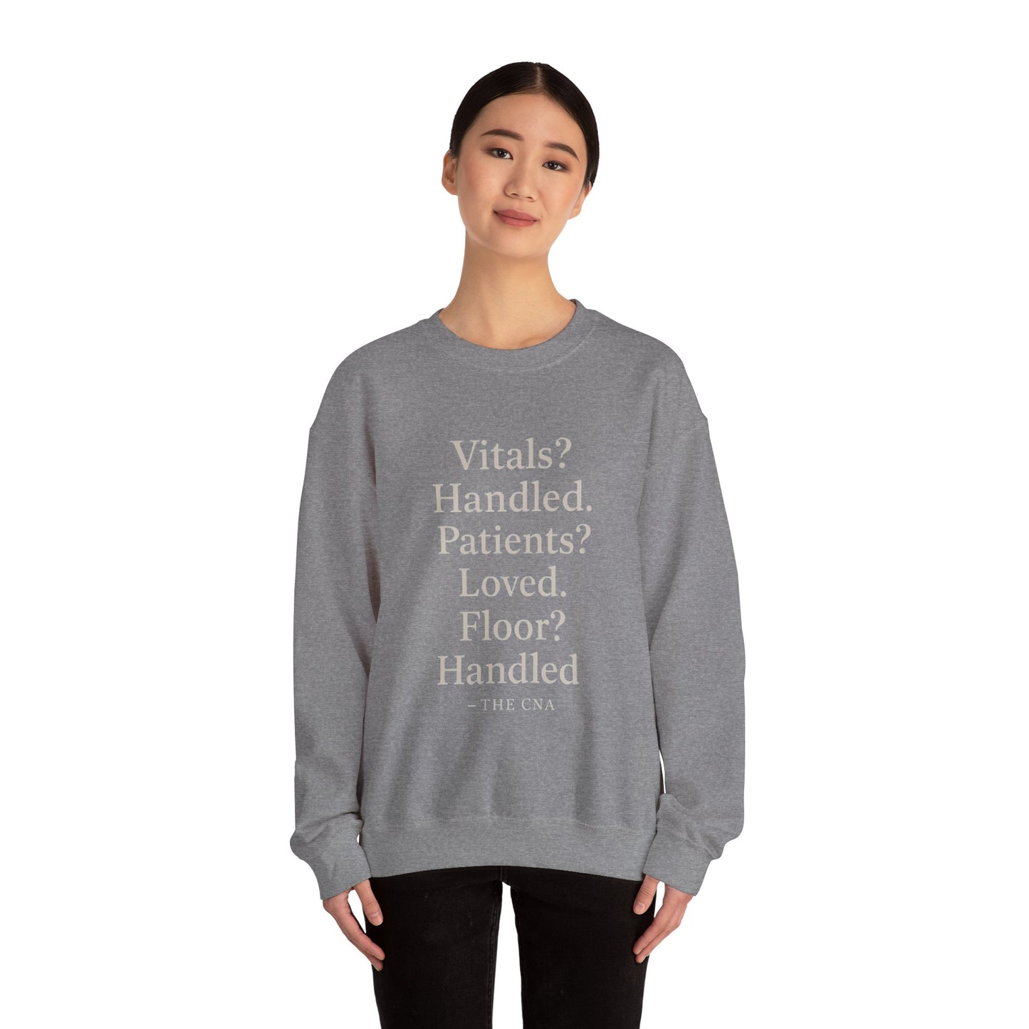 Vitals? Handled. Patients? Loved. Floor? Handled - THE CNA