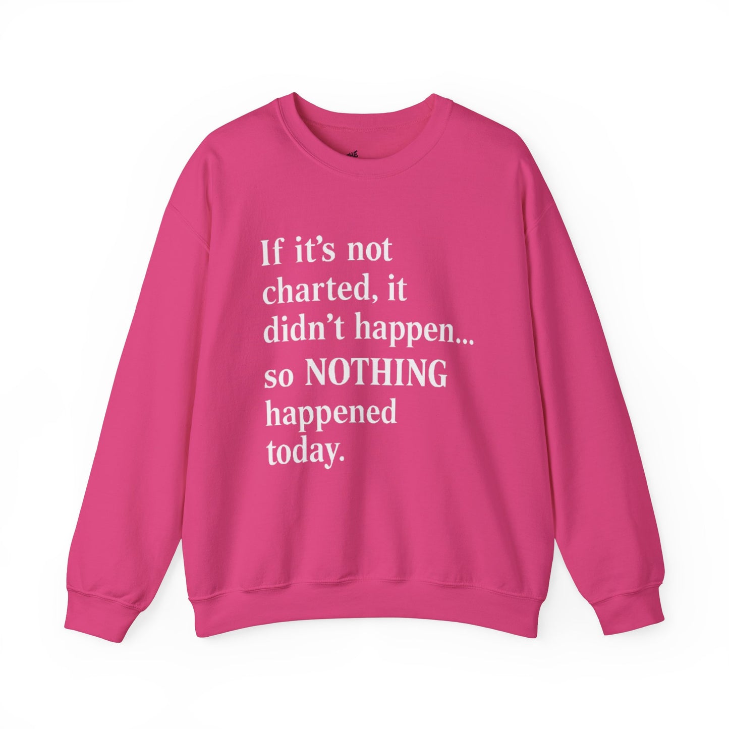 If it's not charted, it didn't happen... So NOTHING happened today.