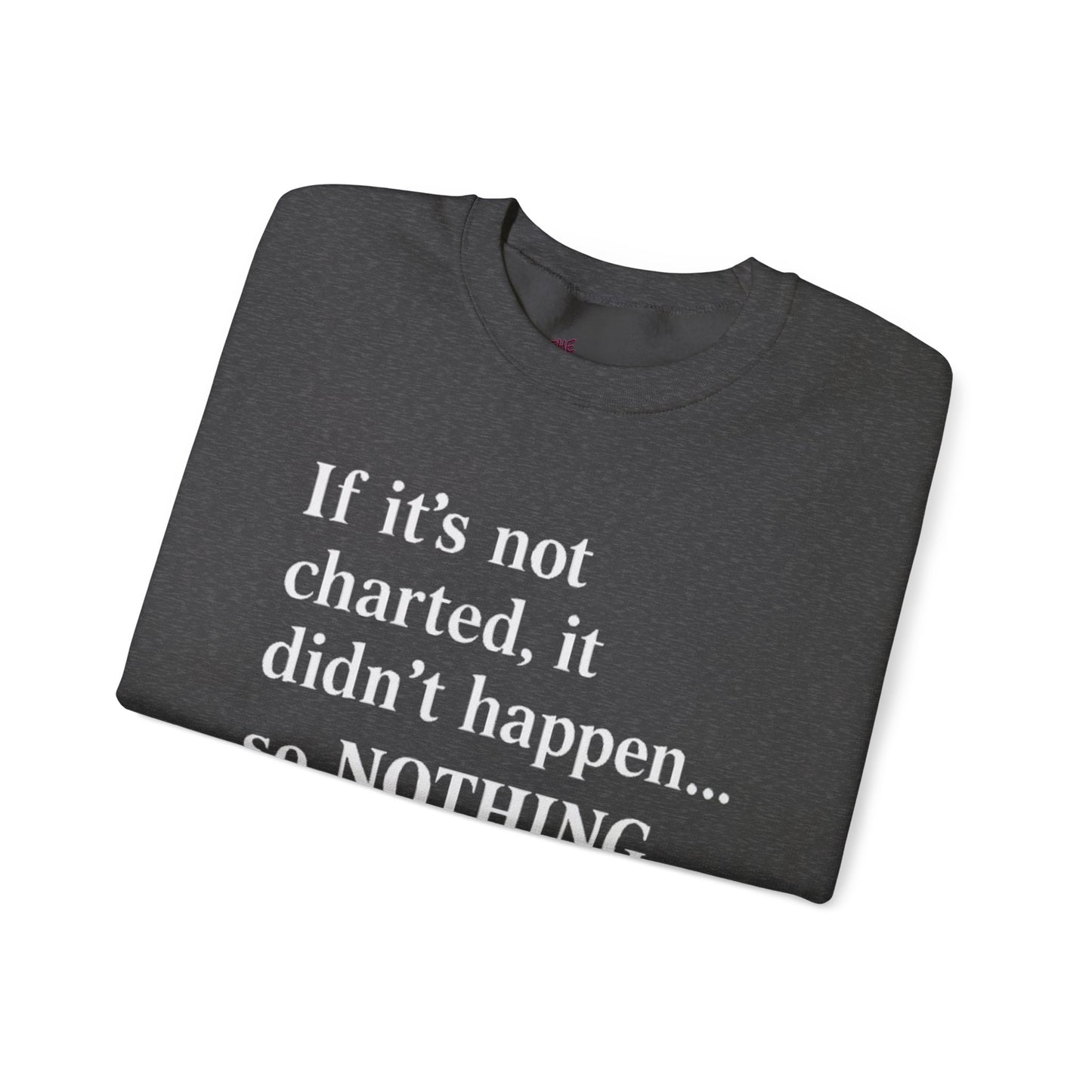 If it's not charted, it didn't happen... So NOTHING happened today.